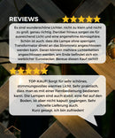 Homezie® Lichterkette mit Solarenergie | Mit Fernbedienung | IP65 Wasserdicht | G40 LED-Birnen | In verschiedenen Längen erhältlich