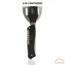 Homezie Barbecue Zubehör | 5 in 1 | BBQ Tool