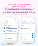 KidWorld® Kindertablet Pink & Blau | 4GB RAM + 64GB Speicher | 5000 mAh | 10 Zoll Bildschirm | Android 13 | Tablet für Kinder