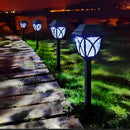 Homezie Solar-Gartenleuchte | Wetterfest, Warmweißes LED-Licht & Elegantes Design | Stilvolle Außenbeleuchtung