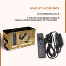 Homezie-Verlängerungskabel mit Dimmer und Fernbedienung | IP65 wasserdicht | Einstellbare Helligkeit | Mit Timerfunktion