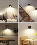 Homezie Wandlampe | 3 Farbtemperaturen | Touch-Bedienung | Einstellbare Helligkeit | USB-aufladbar