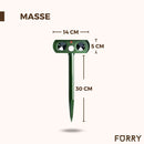 Furry® Katzenabwehr auf Solarenergie | Ultraschall | Tierfreundlich