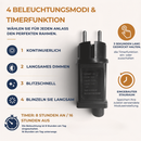 Homezie® Lichterkette | Warmweiß | G60 LED-Lampen | IP65 Wasserdicht | Dimmbar, Verbindbar & mit Timer | Außenbeleuchtung | Verschiedene Längen erhältlich