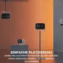 Homezie Beamer | Inklusive HDMI-Kabel & Fernbedienung | Bildschirmspiegelung von iPhone & Android | Keystone-Korrektur | 4K-Unterstützung | Android 11 | Projektor