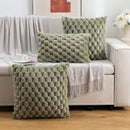 Homezie Kissenbezug | 3D-Struktur, weiche Oberfläche, 45 × 45 cm oder 30 × 50 cm | Für Sofa und Schlafzimmer