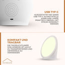 Homezie® Tageslichtlampe | 10.000 Lux | UV-frei | Eingebaute Timer | 3000-6500K | Steigern Sie Ihr Energieniveau, Ihren Fokus & Ihre Stimmung!