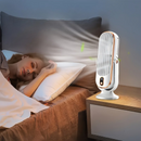 Homezie Tischventilator | USB-aufladbar mit 720° Rotation & 5 Stufen | Für Büro & Zuhause