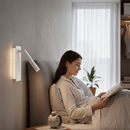 Homezie LED-Wandleuchte | Drehbarer Lesespot mit Ambientelicht | Flexible Beleuchtung für Schlafzimmer und Wohnräume