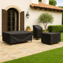 Homezie Gartenmöbel-Abdeckung | Wasserabweisendes , UV-beständig & Ganzjahresschutz | Schutzhülle für Tische, Stühle und Loungesets