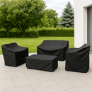 Homezie Gartenmöbel-Abdeckung | Wasserabweisendes , UV-beständig & Ganzjahresschutz | Schutzhülle für Tische, Stühle und Loungesets