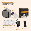 Homezie Beamer | Streaming vom Smartphone | 8K-Unterstützung | 720p | WLAN, HDMI & Bluetooth | Android 14.0 | Inklusive Aufbewahrungstasche | Mini-Beamer