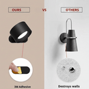 Homezie LED-Wandleuchte | Kabelloses Nordic Design mit Fernbedienung | Stimmungsvolle Beleuchtung für Wohnräume