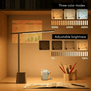 Homezie LED-Schreibtischlampe | Faltbares Design mit Dimmfunktion | Flexible Beleuchtung für Büro und Studium