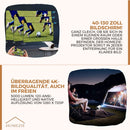 Homezie Beamer® | Erneuerter Stativ | WiFi, HDMI, Bluetooth | 4K-Unterstützung | Android 11 | Projektor