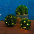 Homezie.de-Homezie Kunstpflanze Topiary Ball | Solarenergie | Dekoration für Garten, Fest und Hochzeit