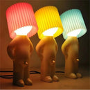 Homezie LED-Tischlampe | Verspieltes Figuren-Design mit Stimmungslicht | Dekorative Beleuchtung für Wohn- und Kinderzimmer