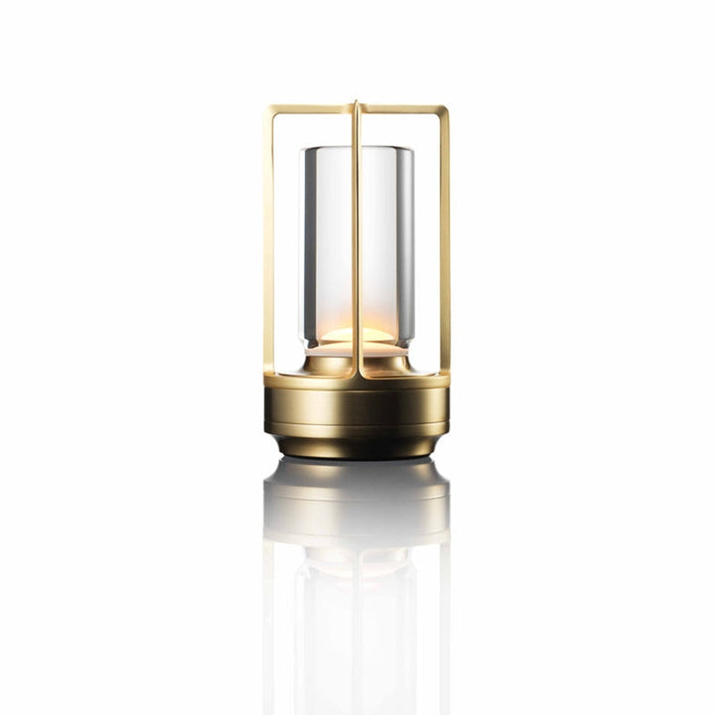 Homezie.de-Ambient Lantern Table Lamps-Homezie Tischlampe | Kabellos | Drei-Stufen-Dimmfunktion | Ideal für Innen- und Außenbereiche