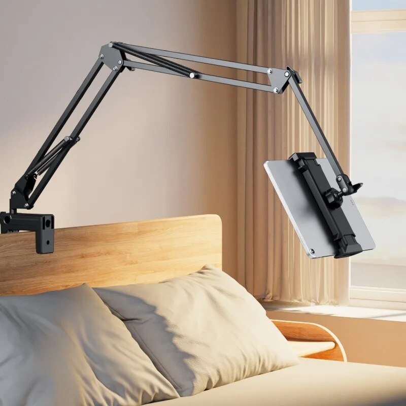 Homezie.de-Bettina - Verstelbare Tablet Houder - €30-Homezie Tabletständer | 360° drehbar | Ergonomische Halterung für entspanntes Tablet-Nutzung