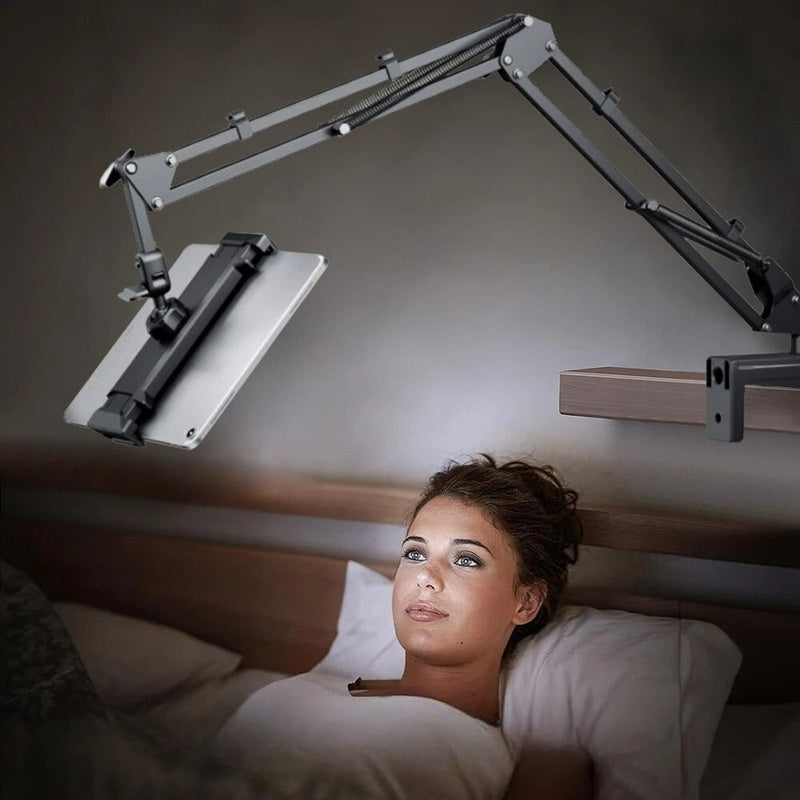 Homezie.de-Bettina - Verstelbare Tablet Houder - €30-Homezie Tabletständer | 360° drehbar | Ergonomische Halterung für entspanntes Tablet-Nutzung