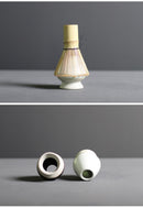 Homezie Matcha Set | Traditionelles Bambus und Keramik | Für authentische Teezeremonien zu Hause