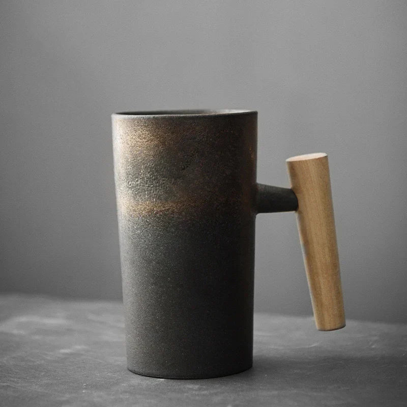 Homezie.de-Cups-Homezie Kaffeetasse | Edo-Zeit Stil | Elegantes Trinkgefäß für Kaffee und Tee