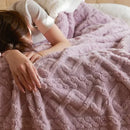 Homezie.de-**Dikke Winter Lamswollen Deken - WarmWool-Homezie Kuscheldecke | Premium Lammwolle | Perfekt für kalte Winternächte