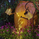 Homezie.de-Garden lights-Homezie Gartenlampe | Solarenergie | Elegante Wasserfall-Optik für den Außenbereich