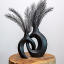 Homezie.de-Gleora - Vervlochten Bloemenvaas - €25-Homezie Vase | Geflochtenes Design | Dekorative Blumenpräsentation