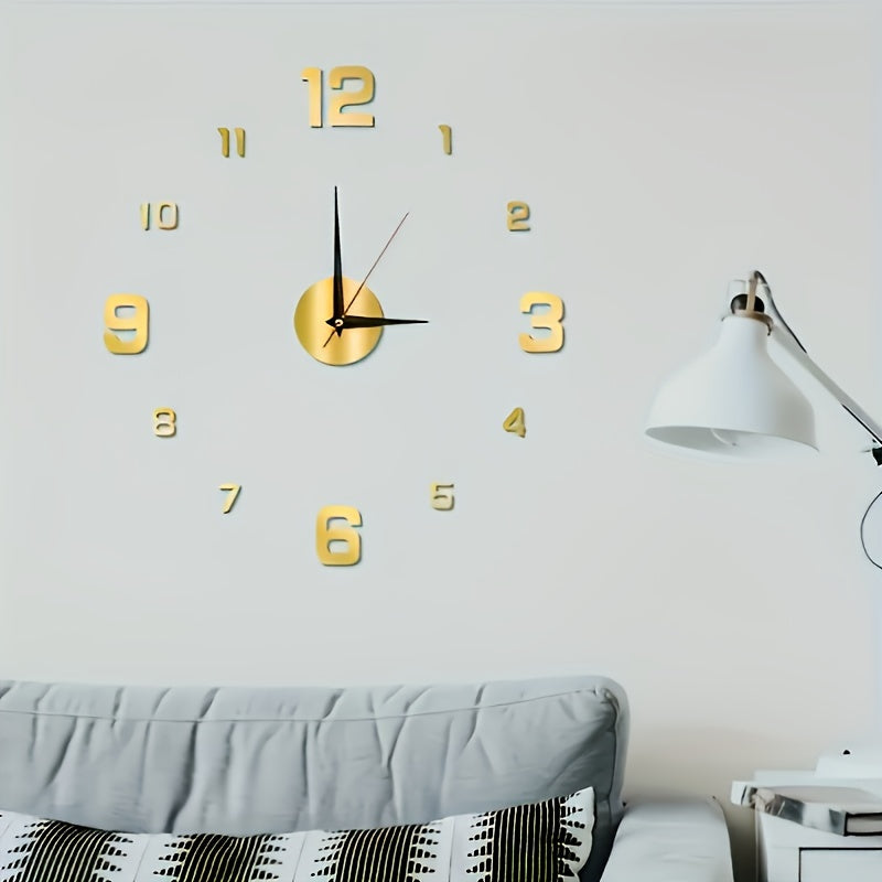 Homezie.de-Homezie 3D LED Digitale Wandklok | Großes Stilvolles Display mit Acrylgehäuse | Ideal für Wohnzimmer & Schlafzimmer, Perfekt als Geschenk
