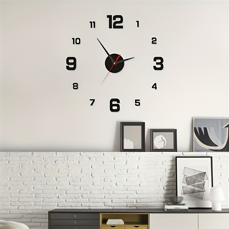 Homezie.de-Homezie 3D LED Digitale Wandklok | Großes Stilvolles Display mit Acrylgehäuse | Ideal für Wohnzimmer & Schlafzimmer, Perfekt als Geschenk