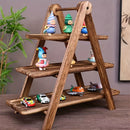 Homezie.de-Homezie Aufbewahrungsregal | Vintage Holz | Perfekt Für Küche, Badzimmer Oder Büro