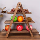 Homezie.de-Homezie Aufbewahrungsregal | Vintage Holz | Perfekt Für Küche, Badzimmer Oder Büro