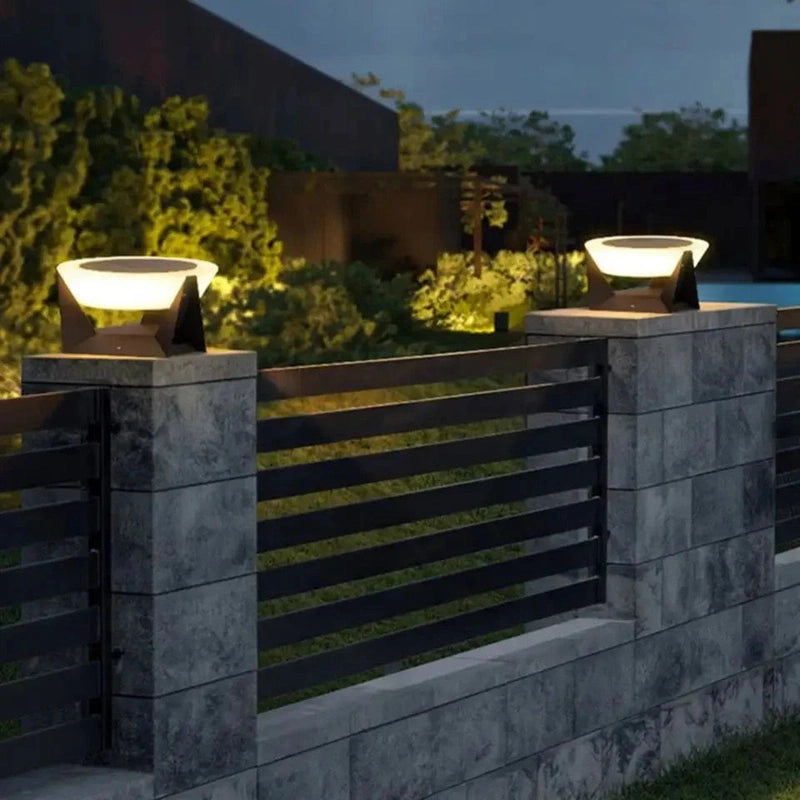 Homezie.de-Homezie Außenbeleuchtung | Solarbetrieben | Selbstladende Lampe für alle Wetterbedingungen
