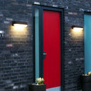 Homezie.de-Homezie Außenwandleuchte | Aluminium & Acryl | Perfekt für Terrasse und Balkon