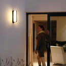 Homezie.de-Homezie Außenwandleuchte | Aluminium & Acryl | Perfekt für Terrasse und Balkon