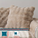 Homezie.de-Homezie Bankbezug | Imitationskaninchenfell | Warm und Antirutsch für Haustiere