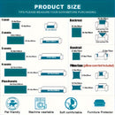 Homezie.de-Homezie Bankbezug | Plüsch Antislip | Haustierfreundlich, Waschbar