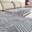 Homezie.de-Homezie Bankhoezen Set | 2 Stück Glam Style Plüsch | Geeignet für Haustiere und Maschinenwaschbar