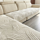 Homezie.de-Homezie Bankhoezen Set | 2 Stück Glam Style Plüsch | Geeignet für Haustiere und Maschinenwaschbar