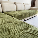 Homezie.de-Homezie Bankhoezen Set | 2 Stück Glam Style Plüsch | Geeignet für Haustiere und Maschinenwaschbar