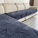 Homezie.de-Homezie Bankhoezen Set | 2 Stück Glam Style Plüsch | Geeignet für Haustiere und Maschinenwaschbar