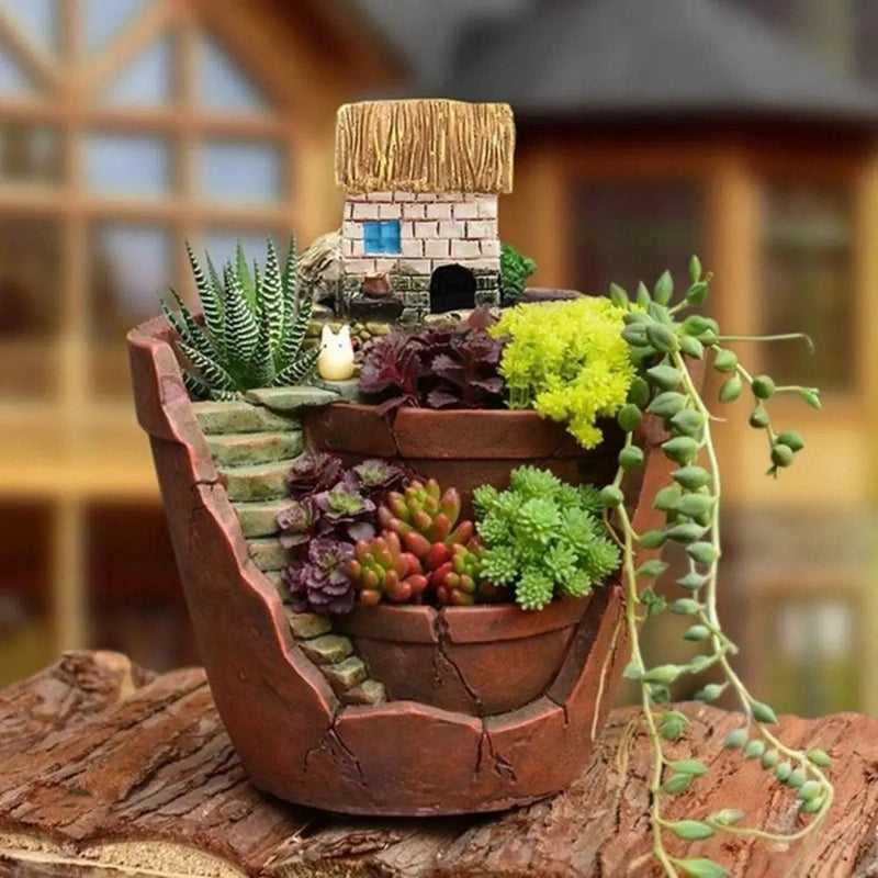 Homezie.de-Homezie Bonsai Pflanzenpot | Nachhaltiges Design | Kreative Miniaturgärten gestalten