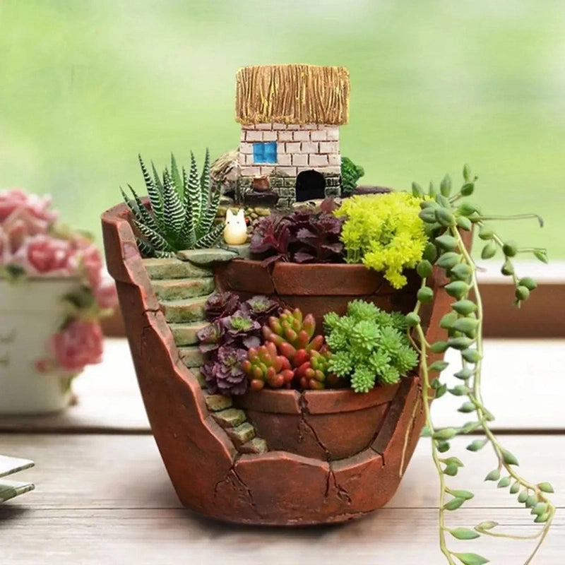 Homezie.de-Homezie Bonsai Pflanzenpot | Nachhaltiges Design | Kreative Miniaturgärten gestalten