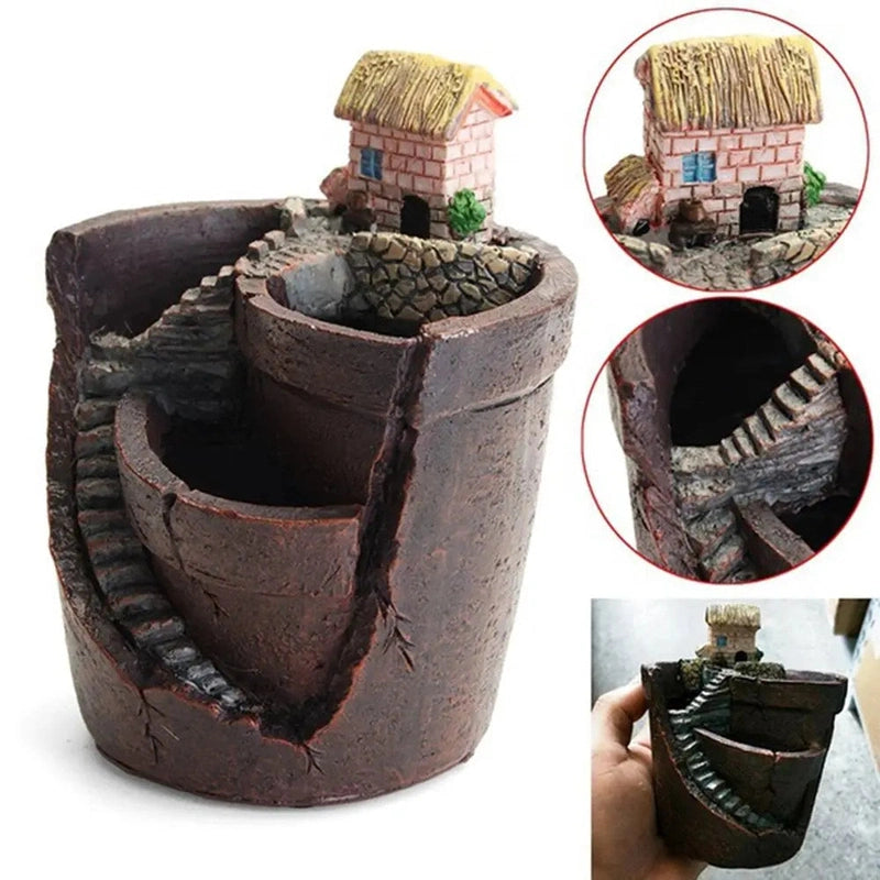 Homezie.de-Homezie Bonsai Pflanzenpot | Nachhaltiges Design | Kreative Miniaturgärten gestalten