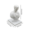 Homezie.de-Homezie Büro-Organizer | Julius-Caesar-Statue | Stifthalter und Dekoration für das Büro