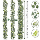 Homezie.de-Homezie Dekorationsgirlande | Kunst Eucalyptus | Zeitlose Eleganz für jedes Zuhause