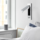 Homezie.de-Homezie Eingebaute Wandleuchte | Verstellbare LED | Perfekt zum Lesen im Bett