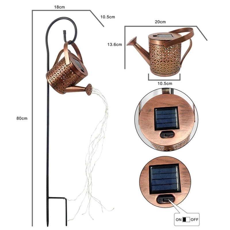 Homezie.de-Homezie Gartenbeleuchtung | 1,2V Solarenergie | Automatisch wiederaufladbare Außenlampen