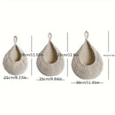 Homezie.de-Homezie Hängetaschen Set | Handgefertigtes Baumwollseil | Für Obst, Gemüse und Pflanzen